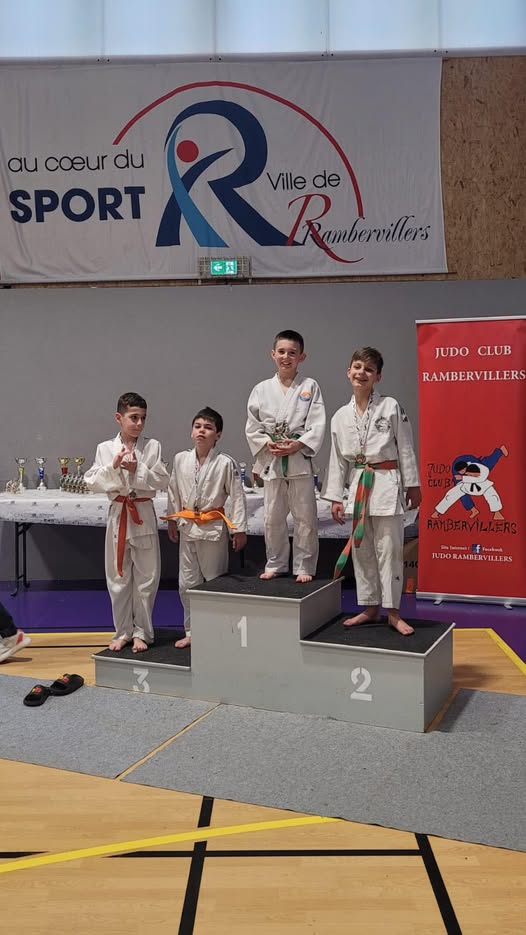 1er place pour Aron NAST au Tournoi de Rambervilliers Benjamin